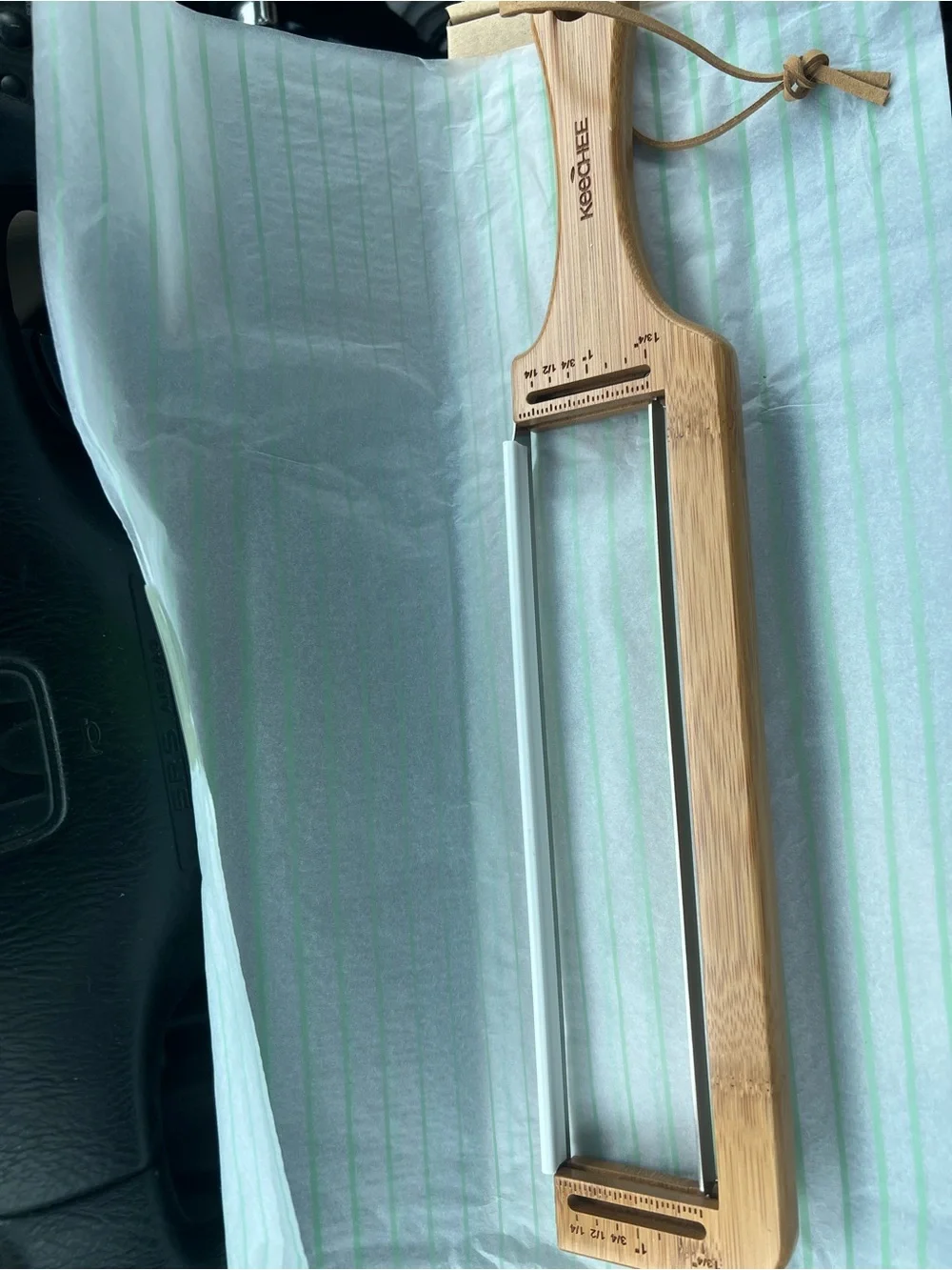 Bamboo Adjustable Bread Slicer